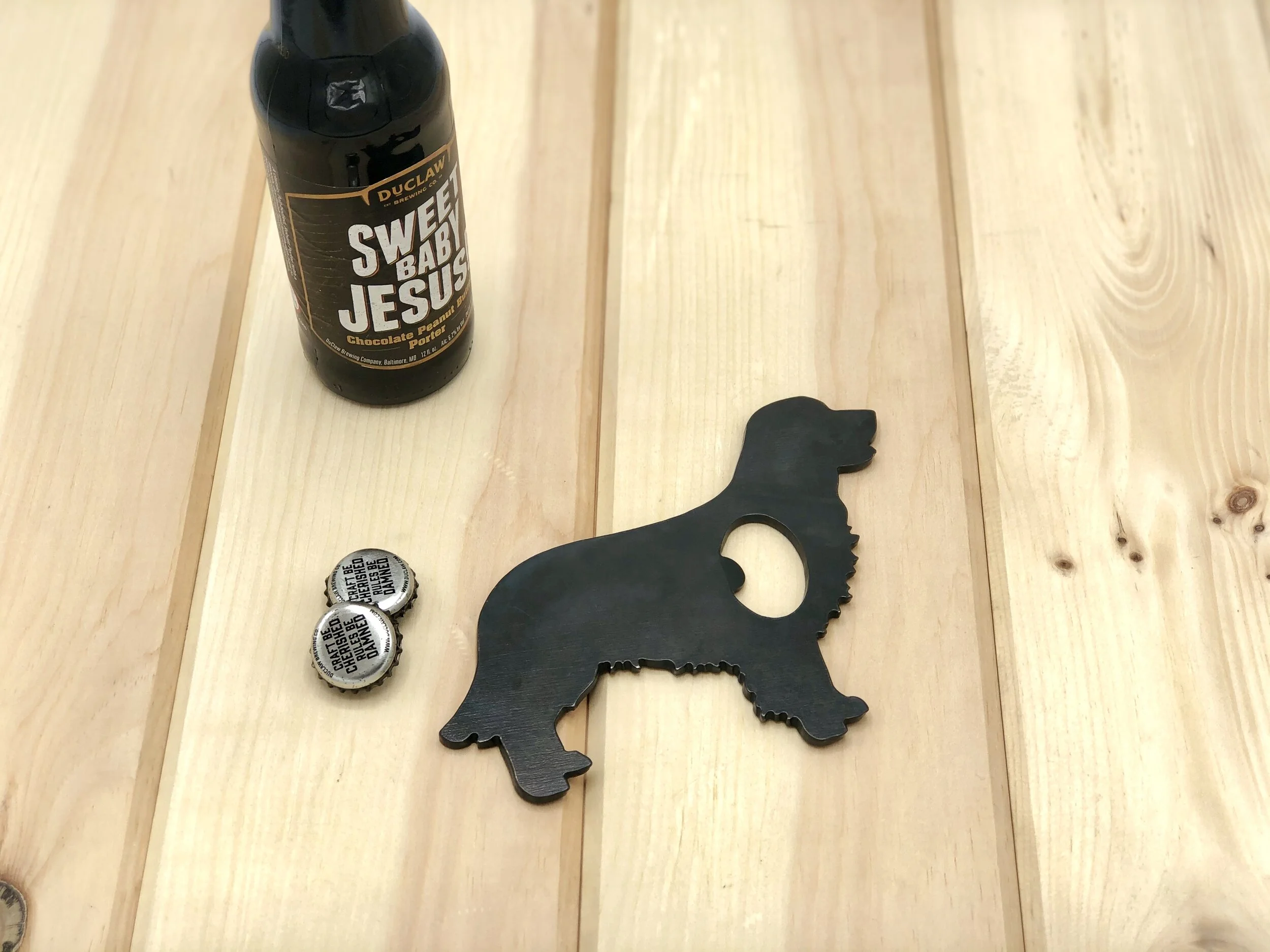 Golden Retriever Metal Bottle Opener 003
