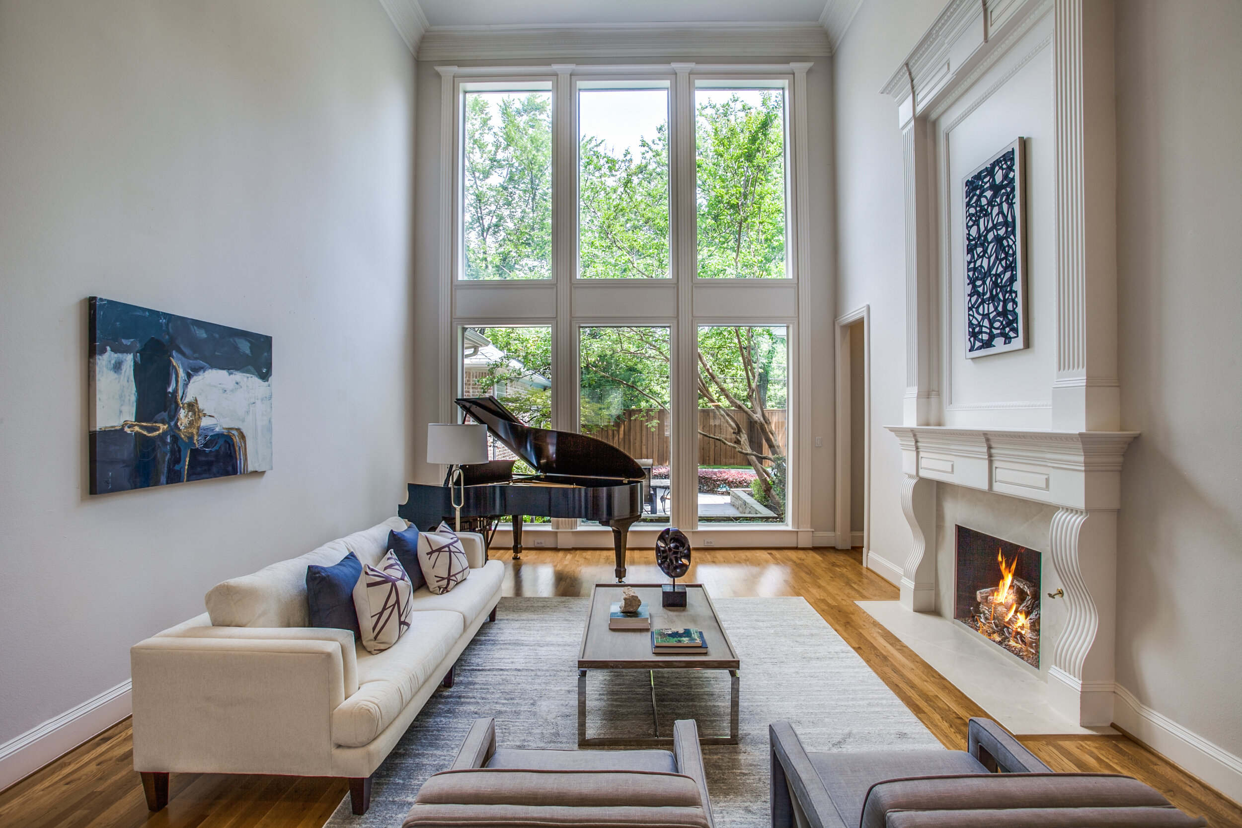 Double Height Ceilings and a Wall of Windows