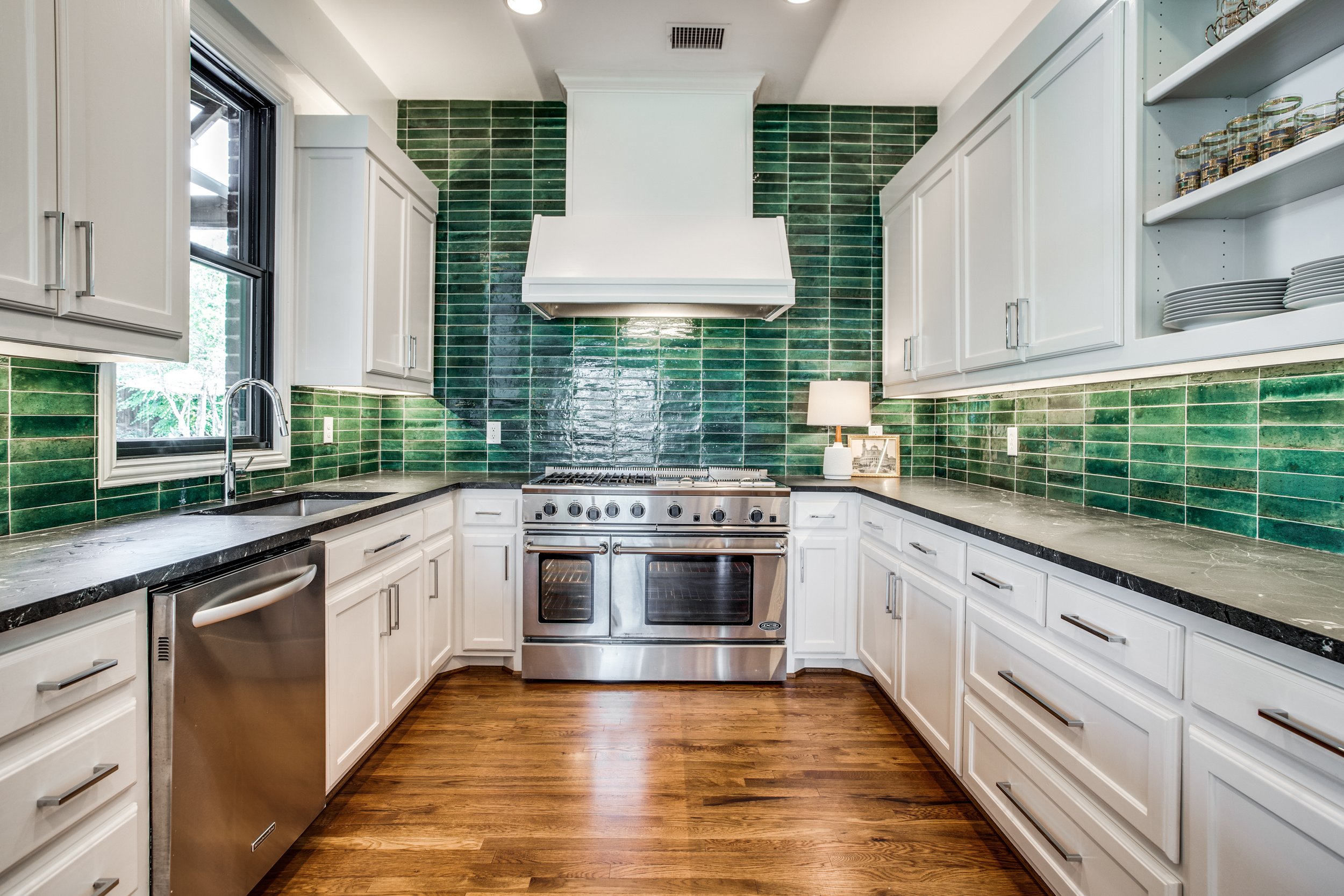 Stunning Emerald Green Kitchen