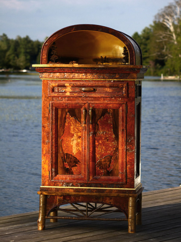 Steam Launch Wine Cabinet