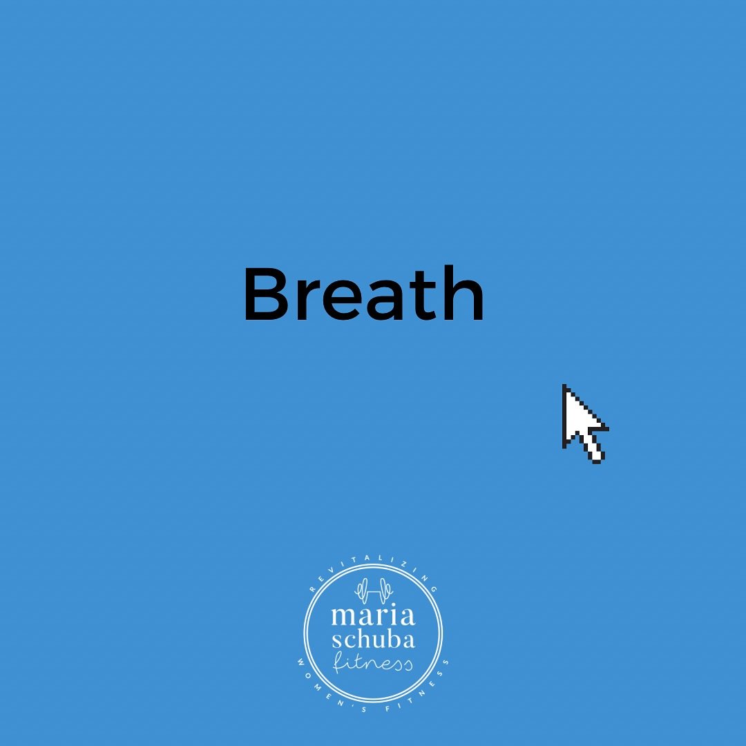 Breath.

Something we often take for granted.

And something I always work on with new clients and something we often talk about in classes. The core - connection breath.

Give this a try:
Take a breath, filling your whole core. Imagine your ribs to 