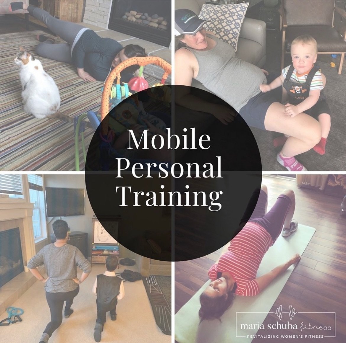 Mobile personal training in south Calgary available! 

✨✨✨✨✨✨

I know it&rsquo;s hard to get out of the house with baby, toddler, diaper bag, snacks, gym stuff, etc. which is why I come to you. You don&rsquo;t need to have much space or equipment. 

