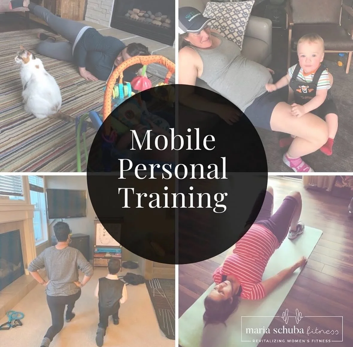 Mobile personal training in south Calgary available! 

✨✨✨✨✨✨

I know it&rsquo;s hard to get out of the house with baby, toddler, diaper bag, snacks, gym stuff, etc. which is why I come to you. You don&rsquo;t need to have much space or equipment. 

