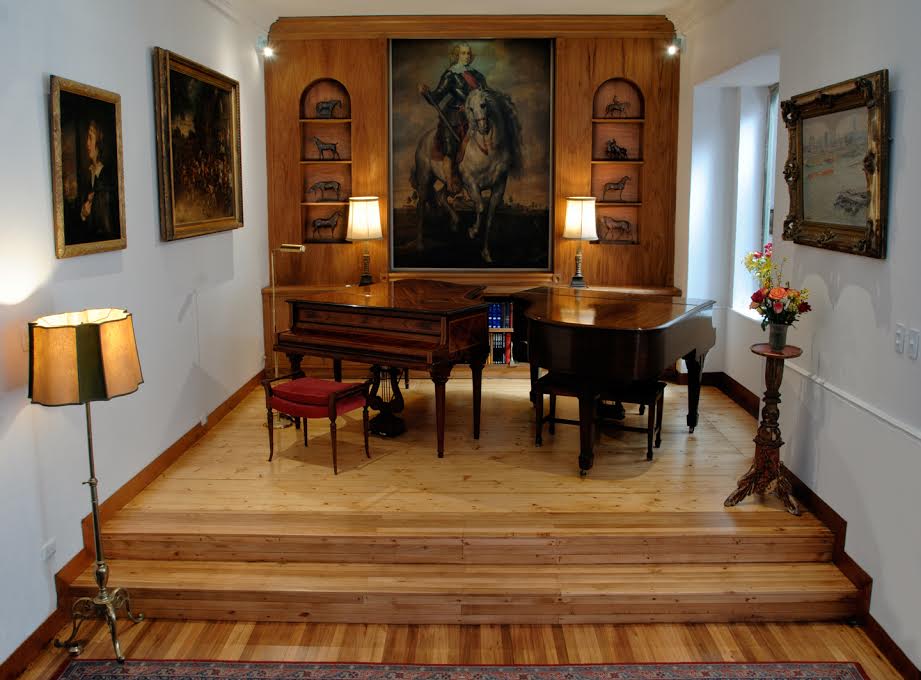 Sala de música Villa Celia. Foto Cortesía