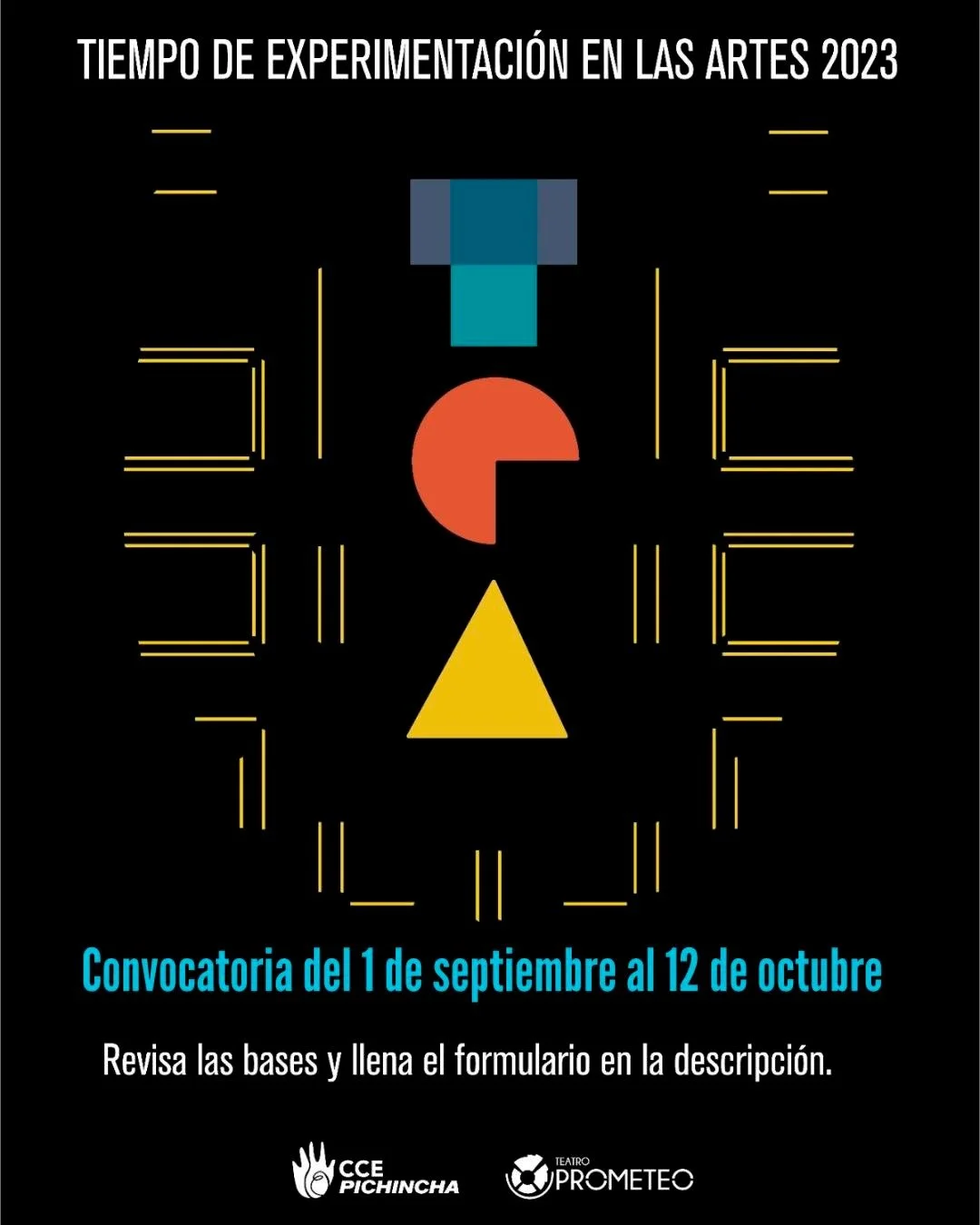 SEGUNDA EDICIÓN DEL FESTIVAL TEA 2023, TIEMPO DE EXPERIMENTACIÓN EN LAS ARTES  CONVOCATORIA PÚBLICA