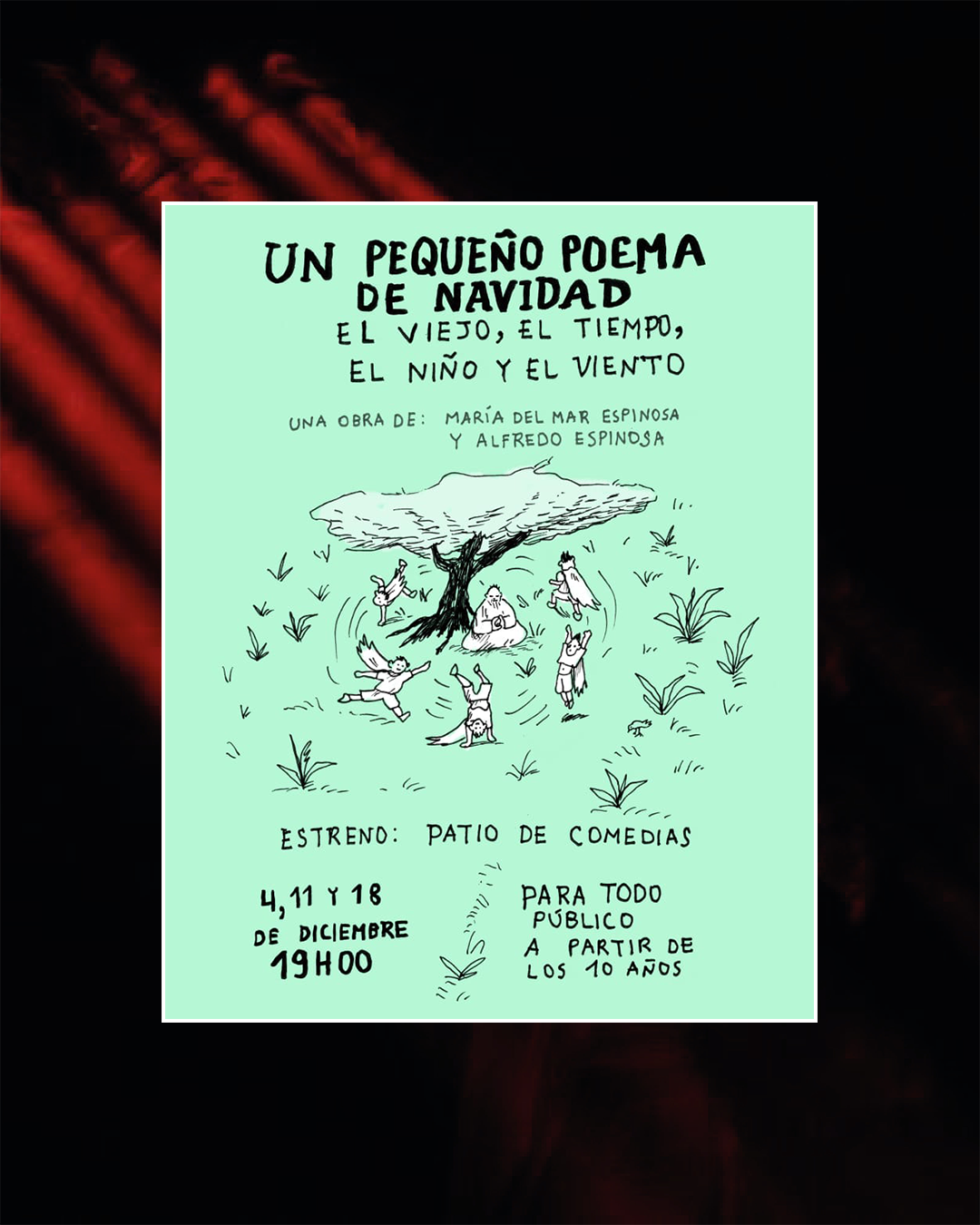UN PEQUEÑO POEMA DE NAVIDAD:  EL VIEJO, EL TIEMPO,  EL NIÑO  Y EL VIENTO 