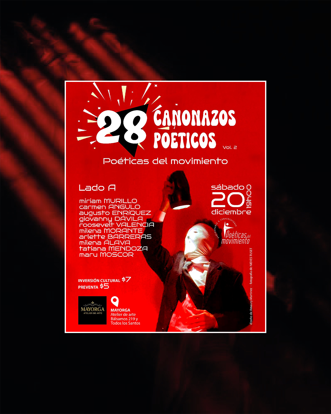 28 CAÑONAZOS POÉTICOS POÉTICAS DEL MOVIMIENTO (vigesimaoctava edición)