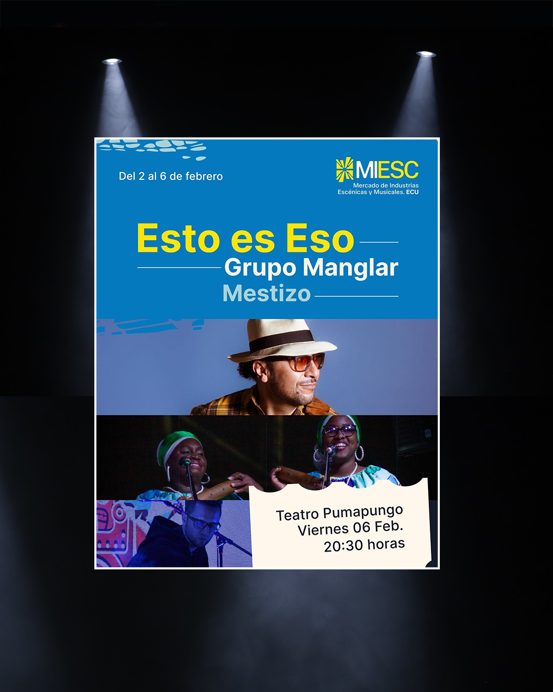 El MIESC ECU – Mercado de Industrias Escénicas y Musicales del Ecuador presenta su programación abierta al público en el Teatro Pumapungo – Cuenca