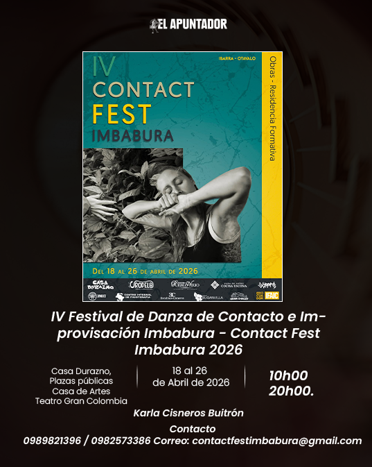 IV Festival de Danza de Contacto e Improvisación Imbabura - Contact Fest Imbabura 2026 -