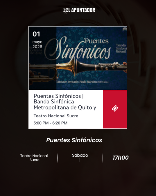 Puentes Sinfónicos | Banda Sinfónica Metropolitana de Quito y Banda Sinfónica Juvenil