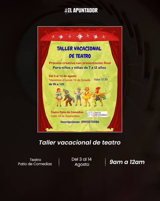 Taller vacacional de teatro 