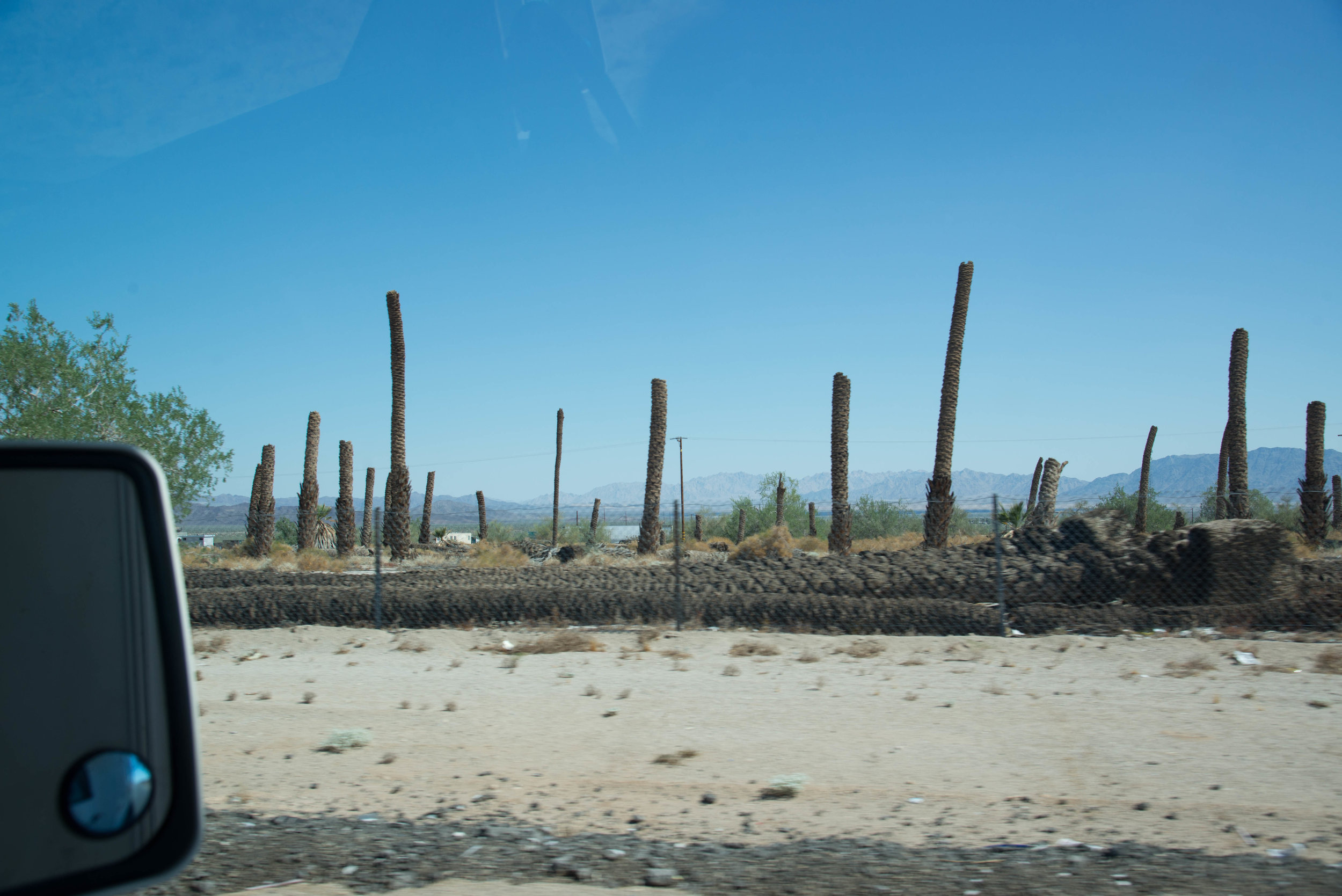 Right over the border: just as we got into California from Arizona.