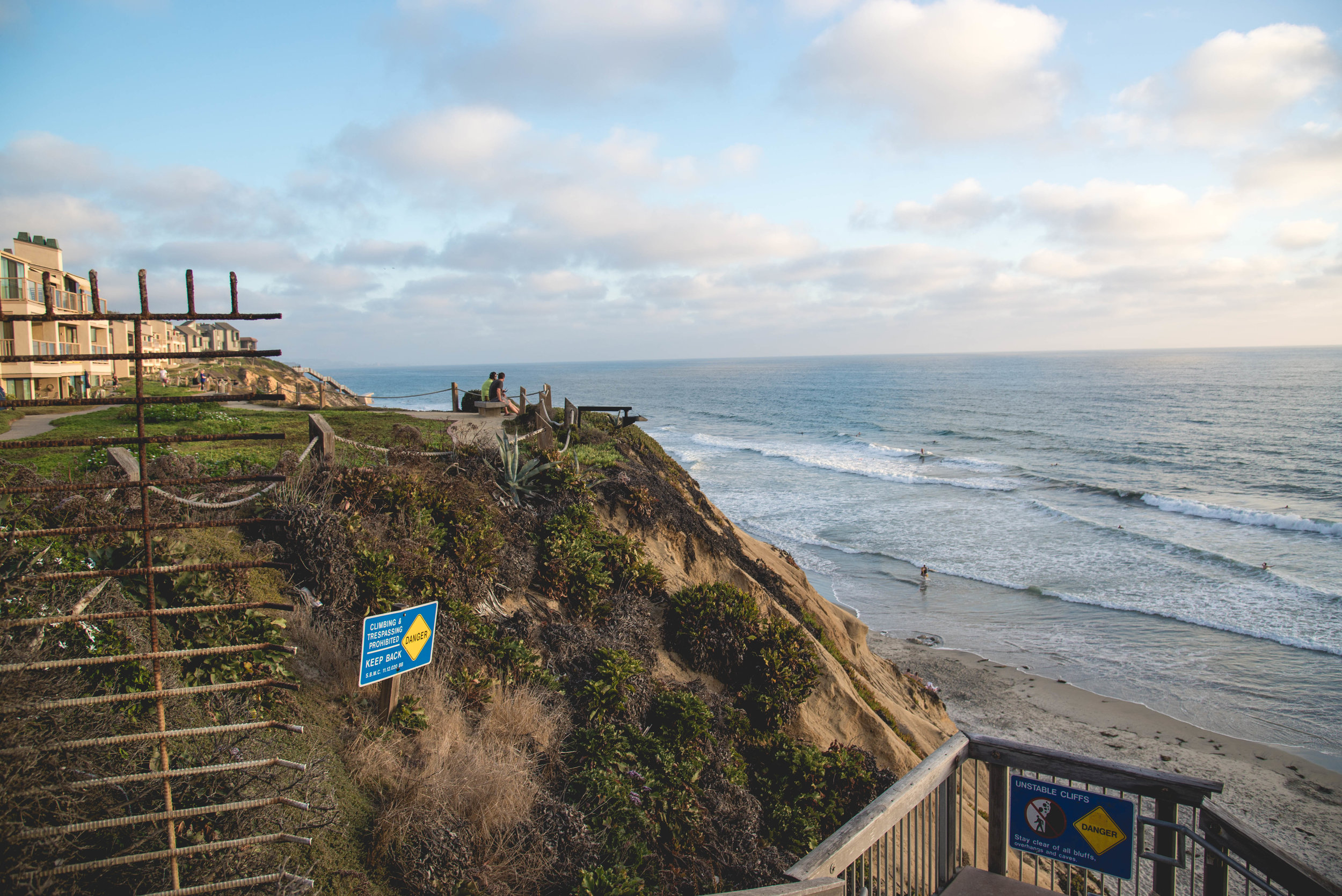 Absolute perfection! Sunset at over the cliffs at Solana Beach.