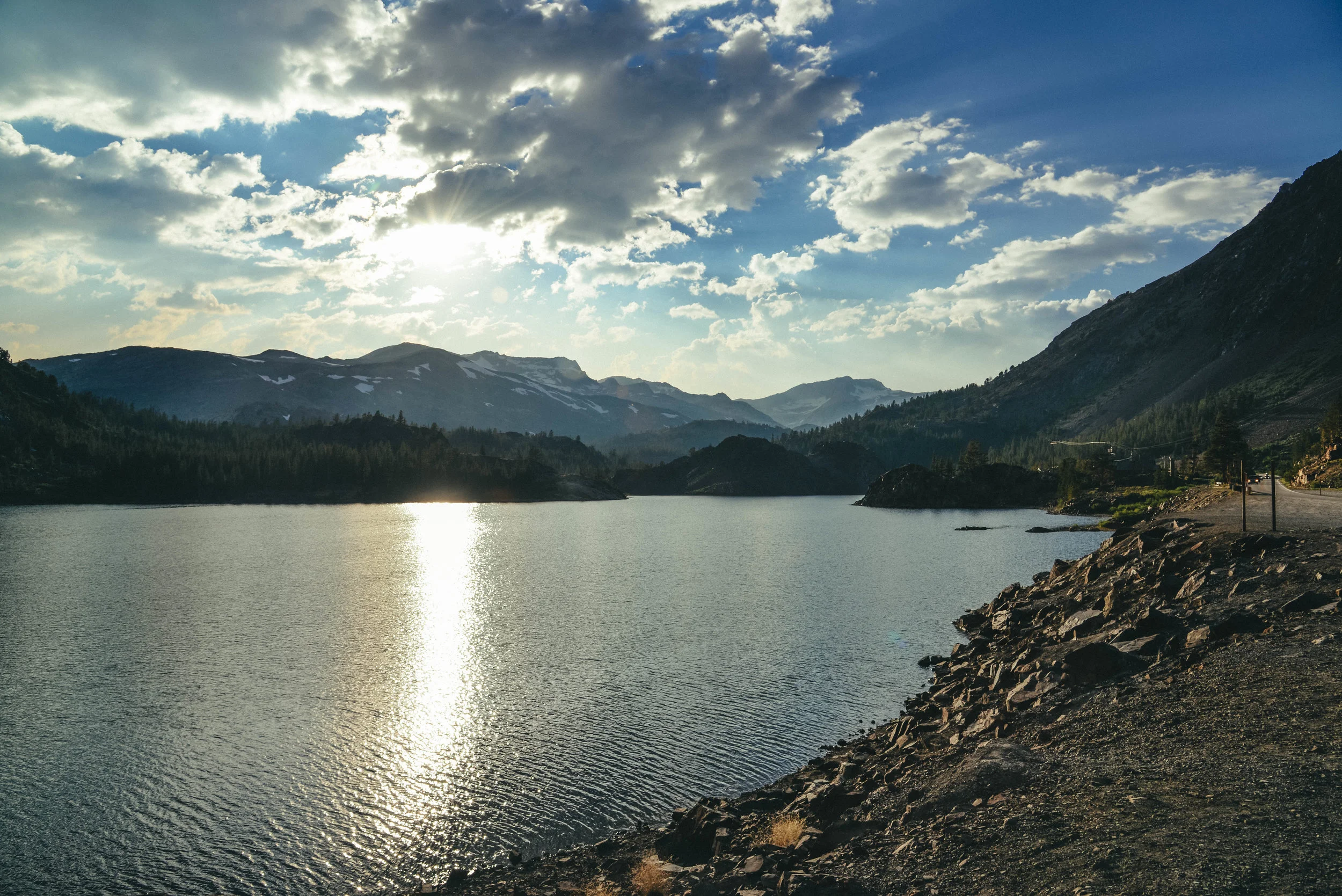 Yosemite National Park Lake Sunset