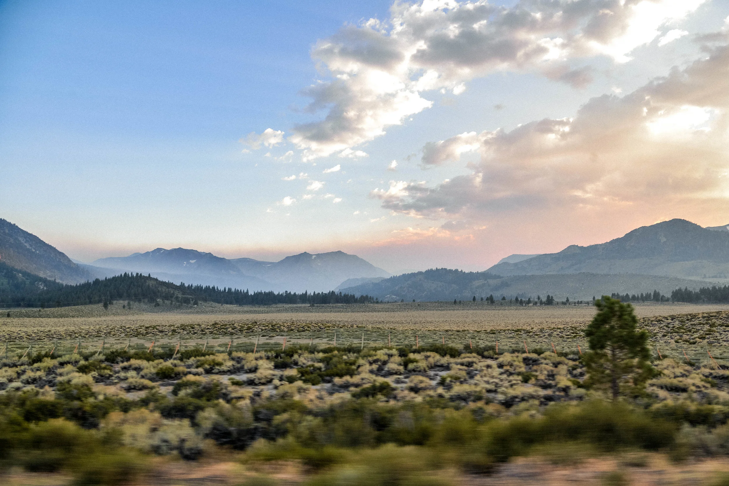 Sunset over Yosemite