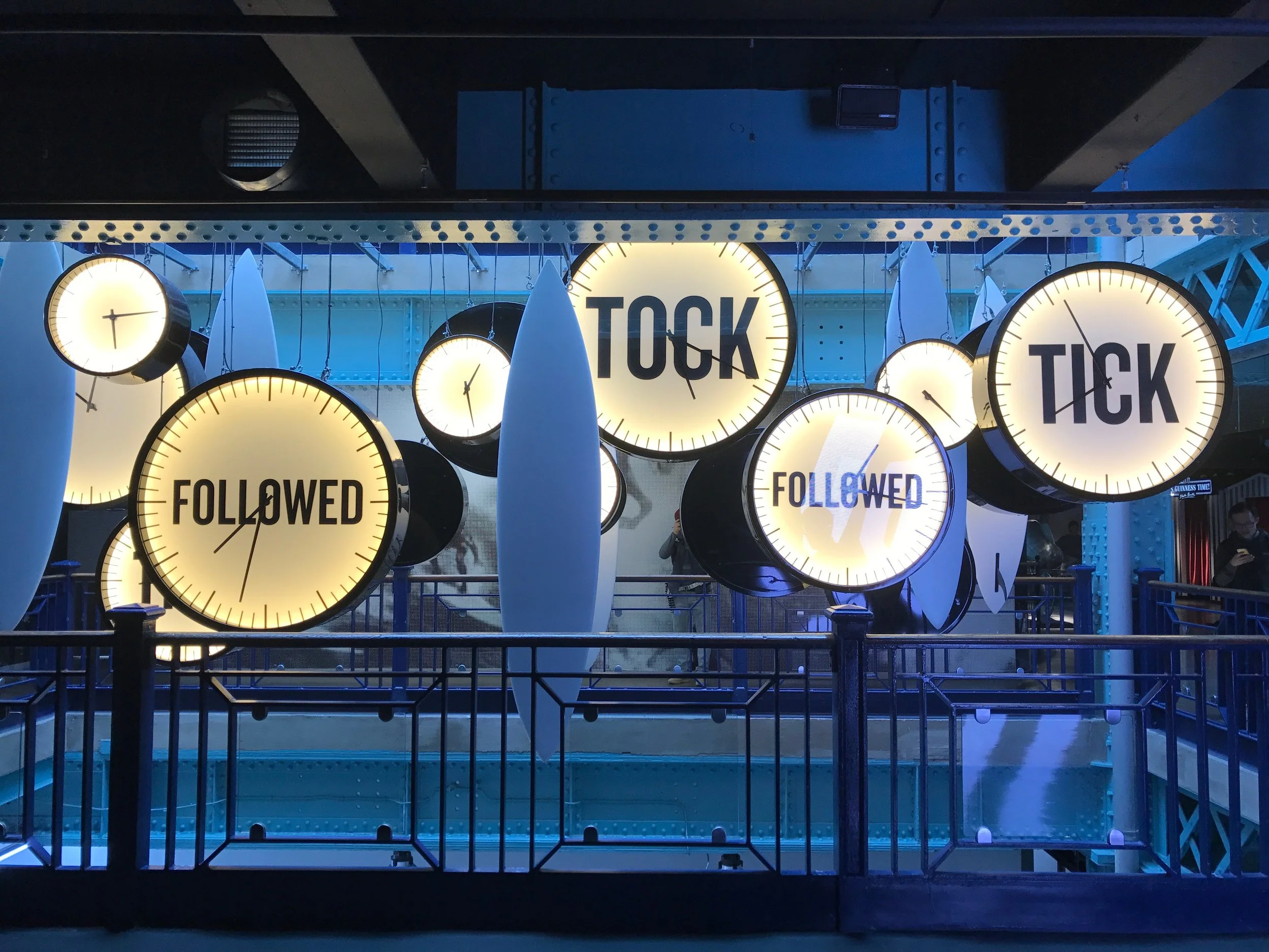 Exhibit found in the Guinness Storehouse.