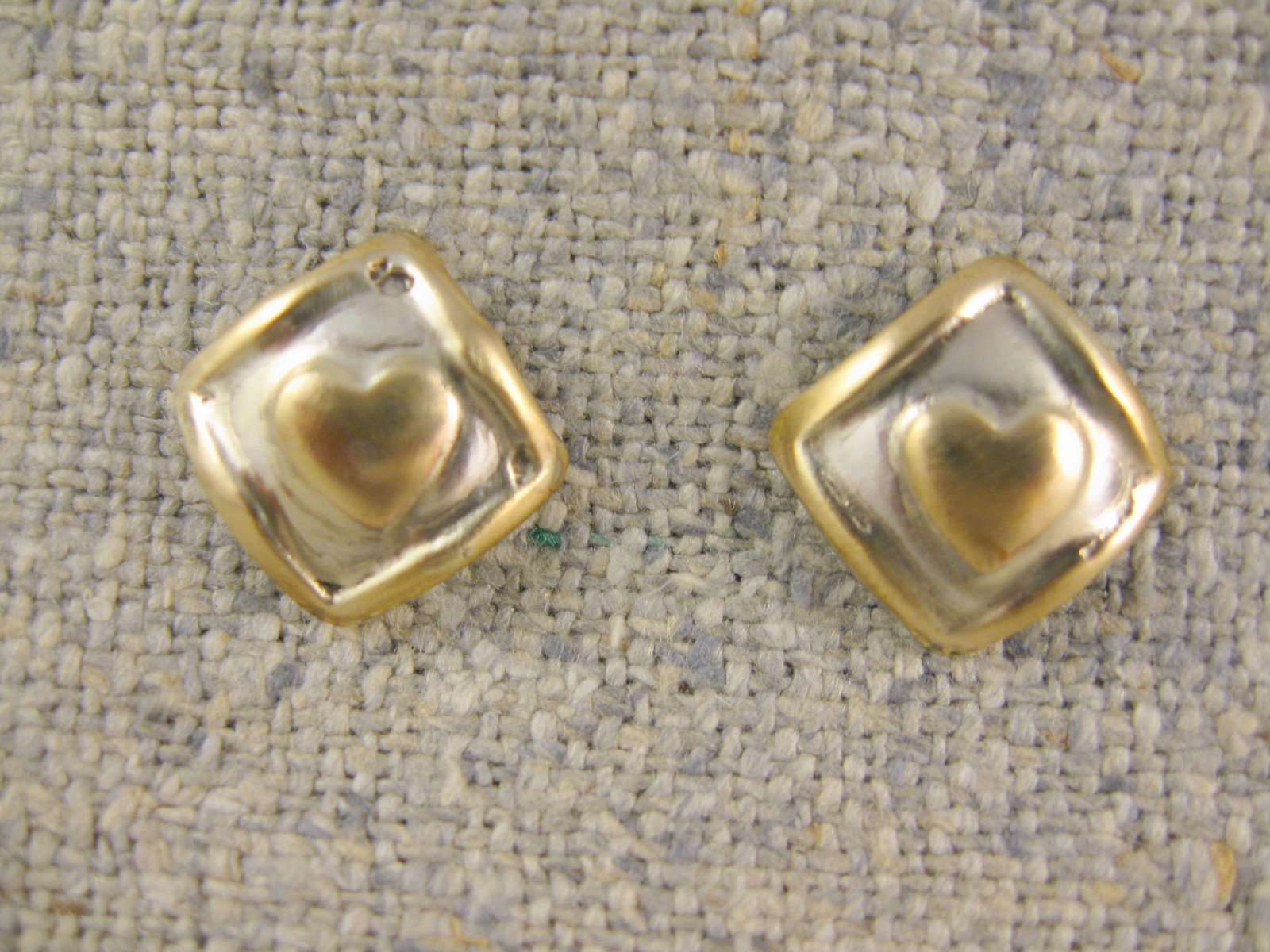 heart squares earrings $40  (clearance) SOLD