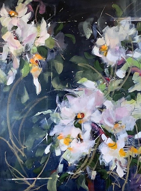 Night Garden | 30” x 40” | $1800