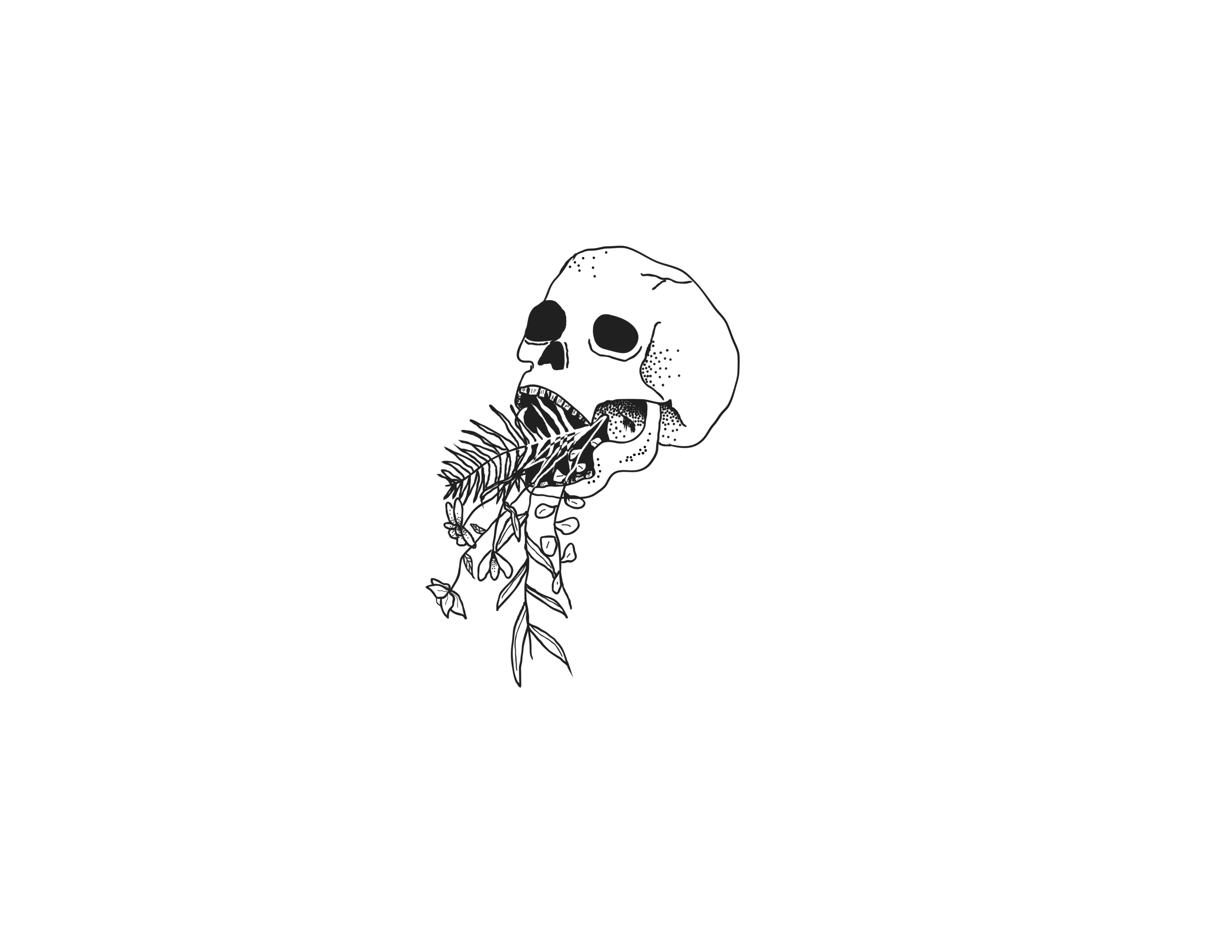 Flower Skull
