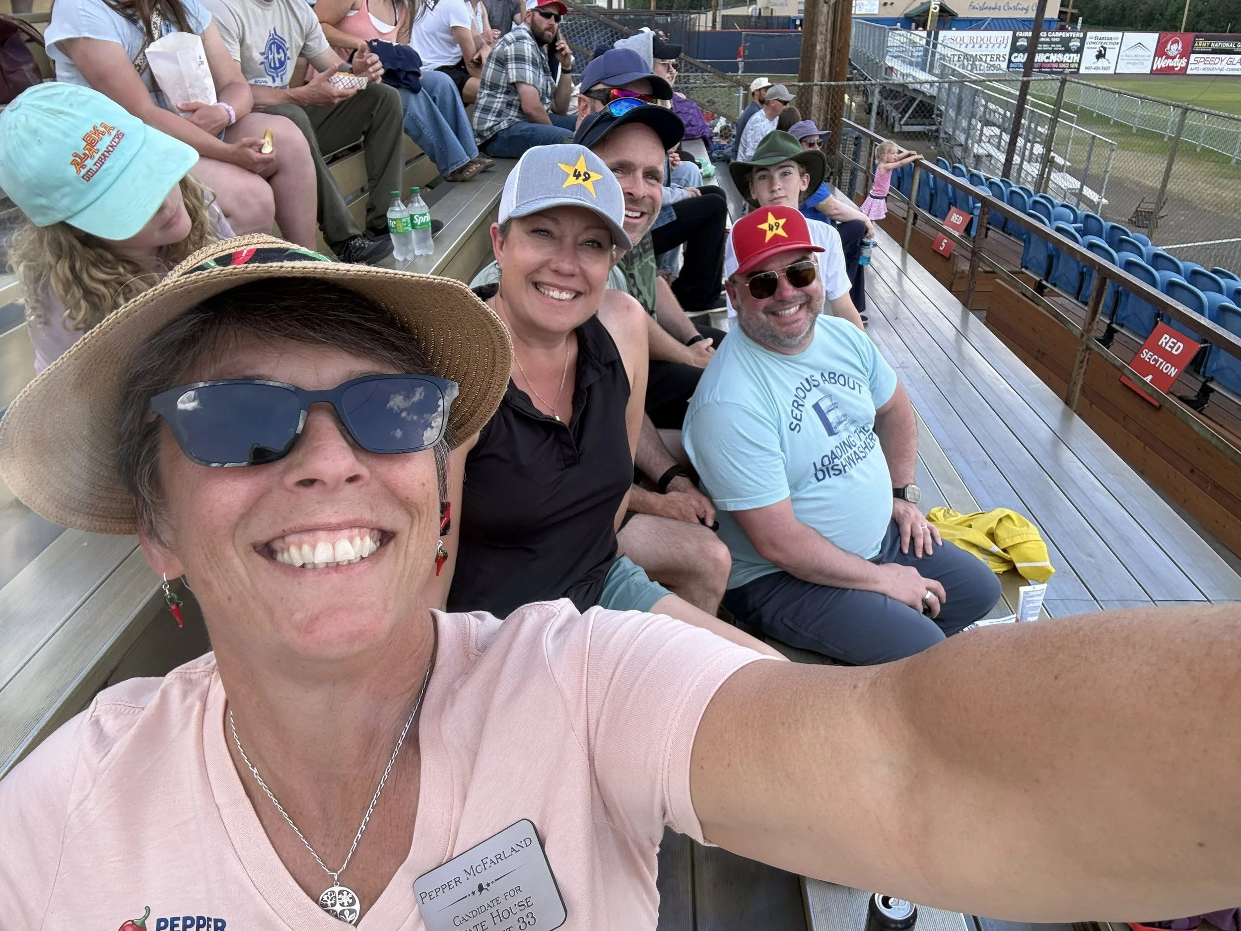 Alaska Goldpanners VS Utah Yaks during Union Night at the 2026 Midnight Sun festival