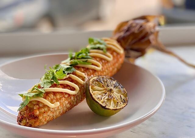 Reopening @gingerpigboulder today @rosettahall from 12pm-8pm for Takeout and Friday we will begin Dine in service. This is our Japanese Street Corn!! @chefcarrieb created this the first summer on the truck. Today marks the 5th summer we have sold thi