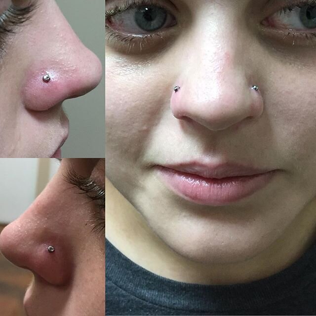 First of the day. Thanks again!! #nostrilpiercing #nosepiercing #piercings #piercing #gapiercers #atlpiercings #atlpiercers #girlswithpiercings #guyswithpiercings