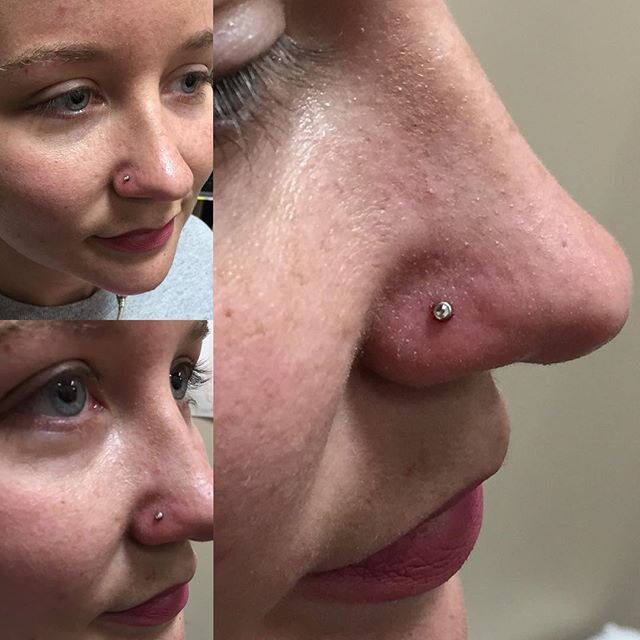 First one at the new shop!! Thanks again Heather! #nosepiercing #nostrilpiercing #piercings #piercing #gapiercers #atlpiercings #atlpiercers #girlswithpiercings #guyswithpiercings
