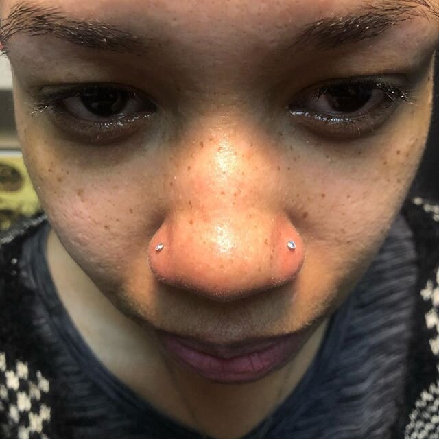 Just did these nostrils, thanks for coming in and getting something cool!!