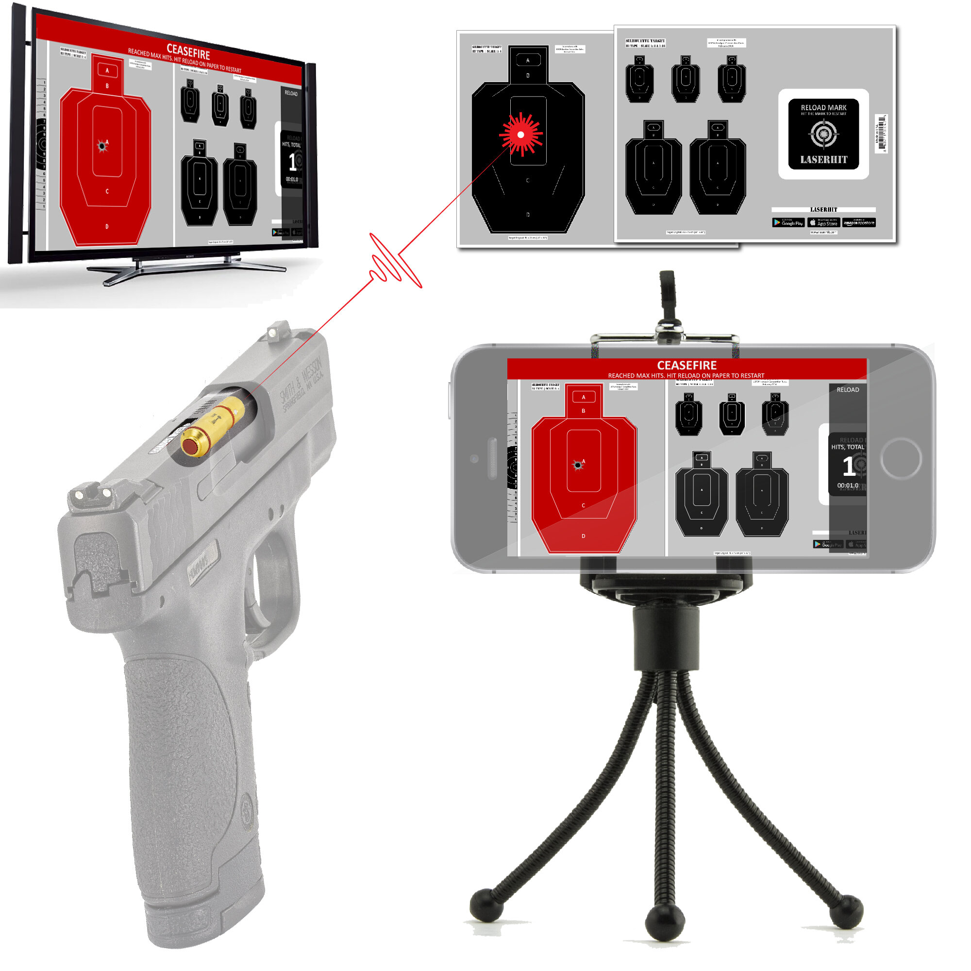 Laserhit Modern Firearm Training At Home