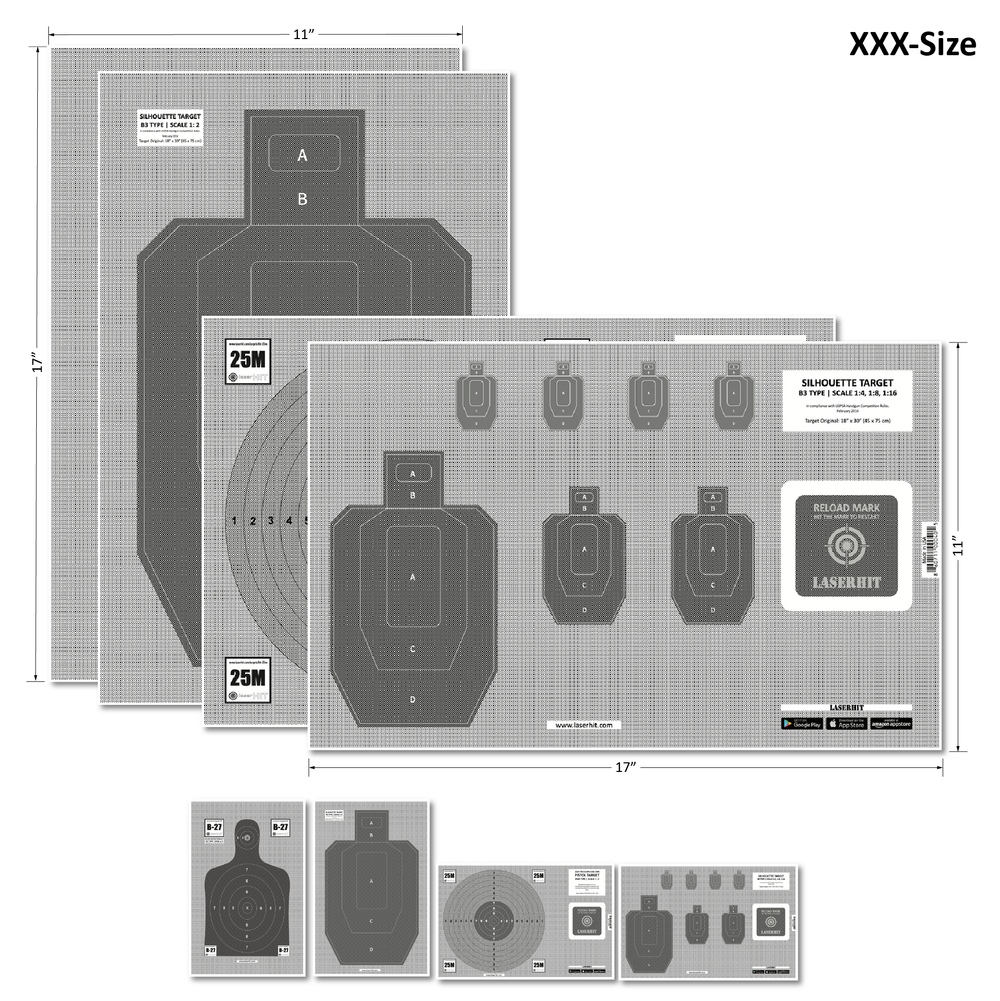 DRY FIRE WALL TARGETS — LaserHIT - Modern Firearm Training at Home