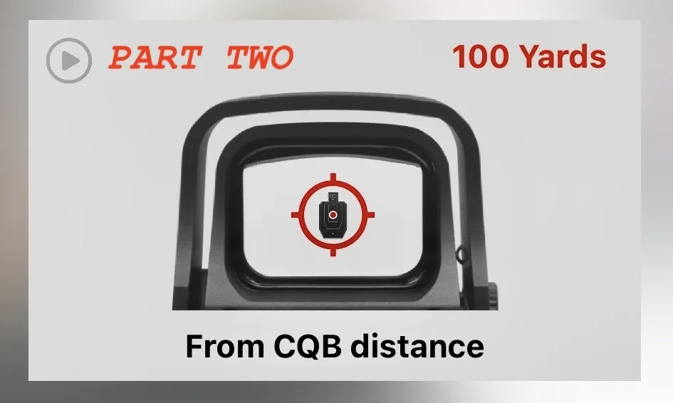 PART 2: Same aim point, many ranges - practice 100 to 500 yards in one room