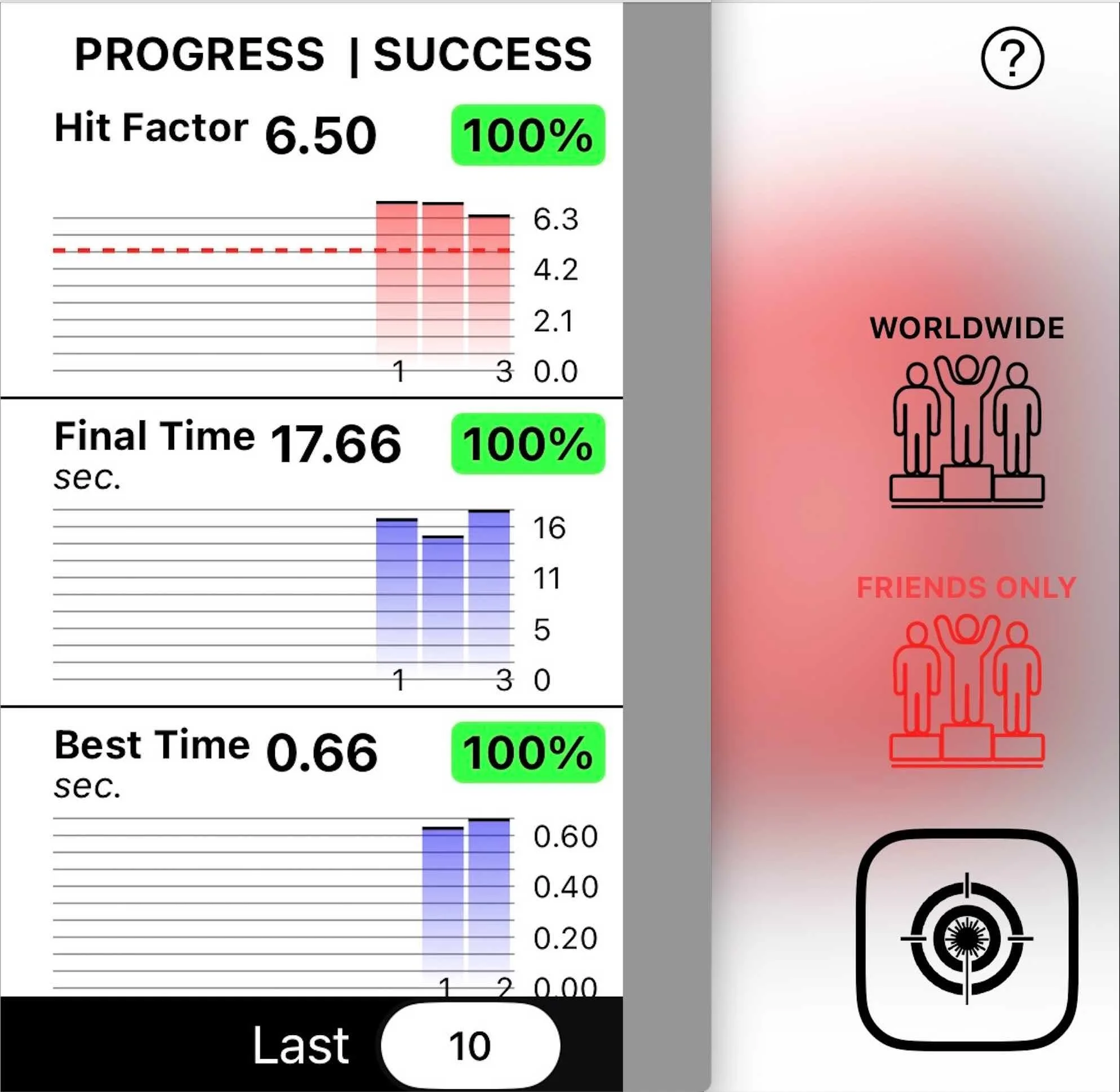 Competitive DRILLS (iOS). Competition Is Optional. Measurement Is Not.