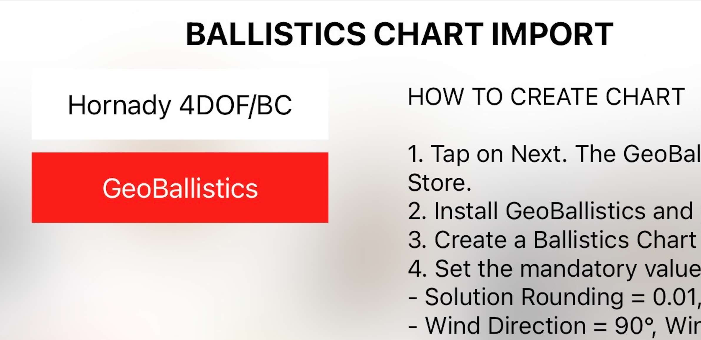Add Custom Ballistic Preset with GeoBallistics