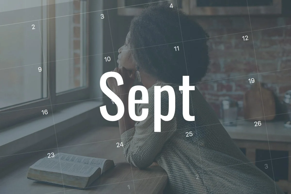 Prayer Calendar - September 2026
