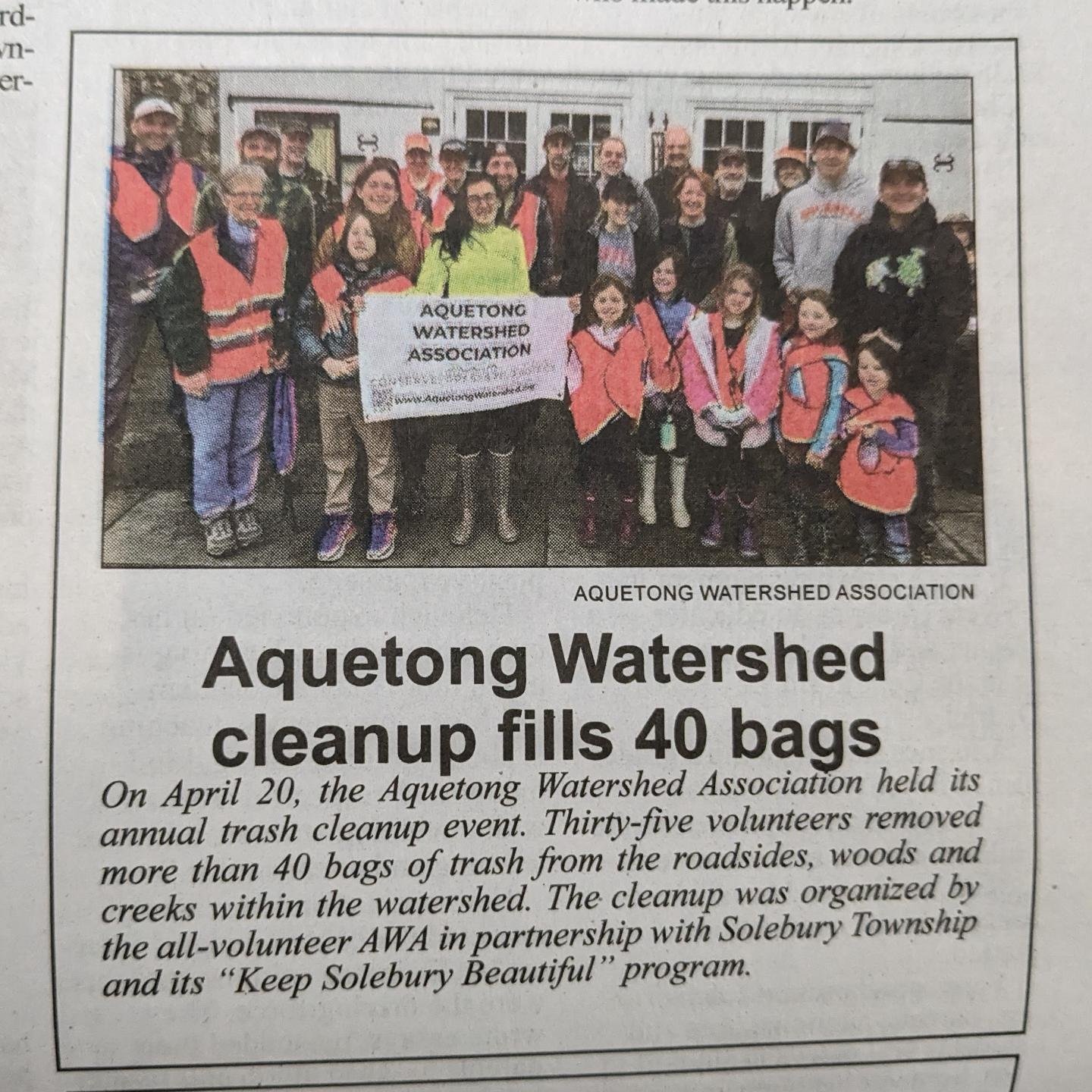Look who's in the latest edition of the @buckscountyherald! Thanks again to our amazing volunteers! 

#inthenews #buckscounty #newhopepa #cleanup
