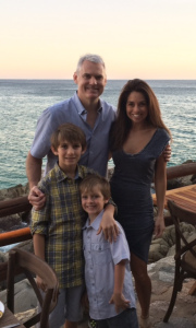 With my family in Cabo San Lucas, Mexico.