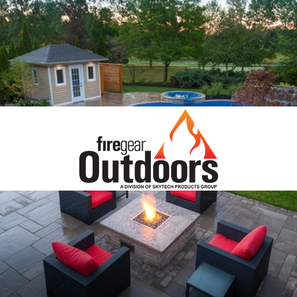 Professional FireGear Outdoors fire feature design in Harrisburg Dauphin County PA
