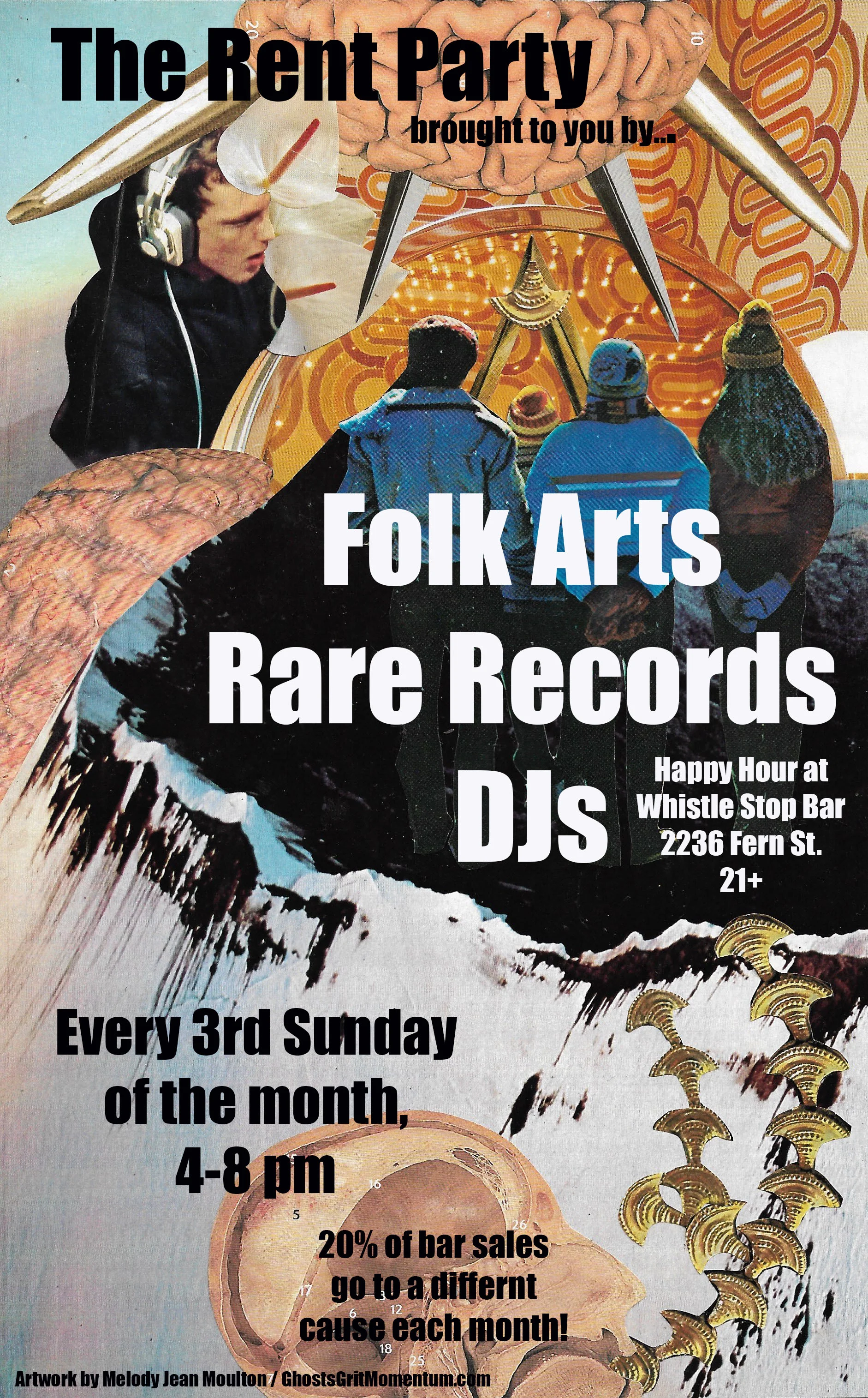 Flier for Folk Arts Rare Records