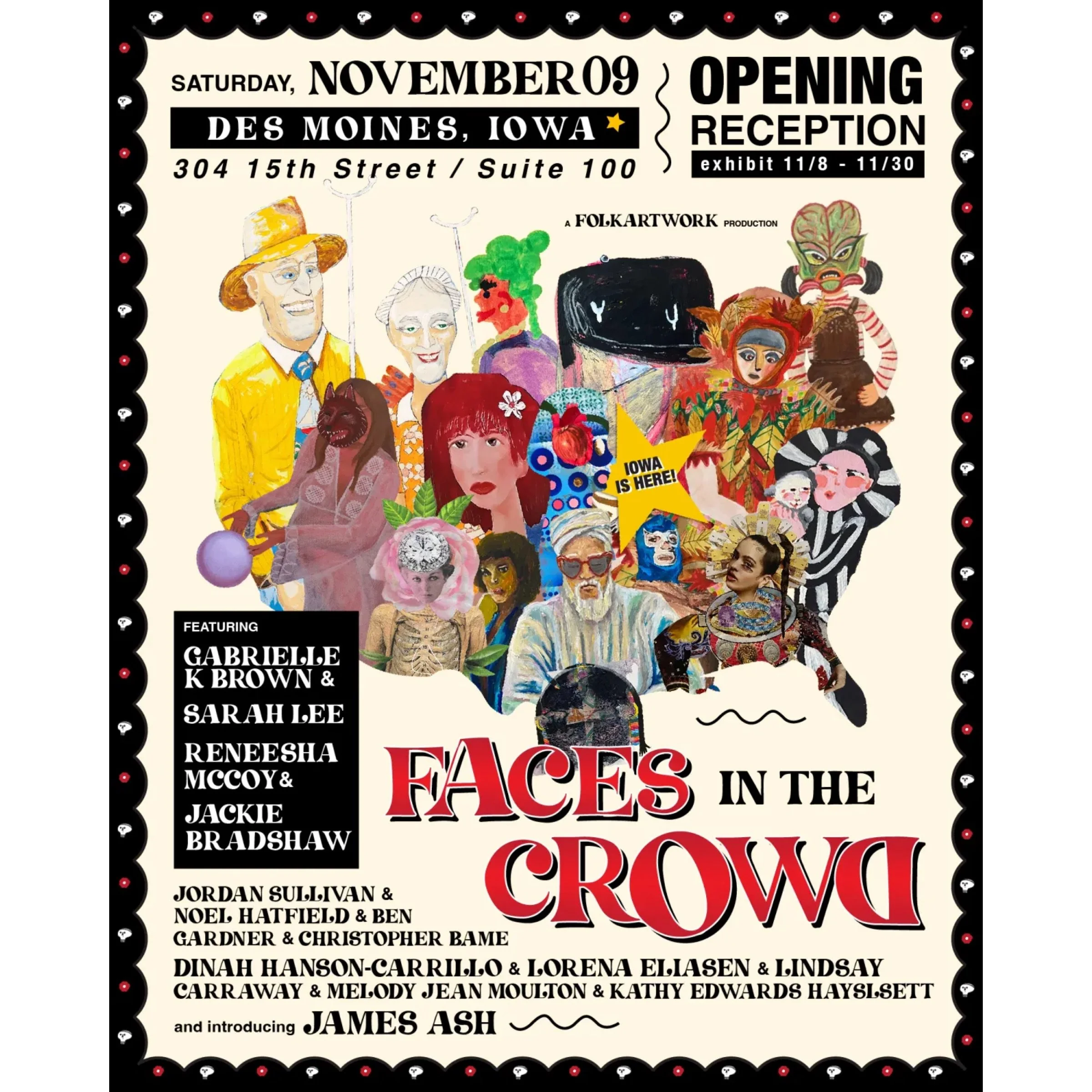 faces in a crowd folkartwork flier.JPG