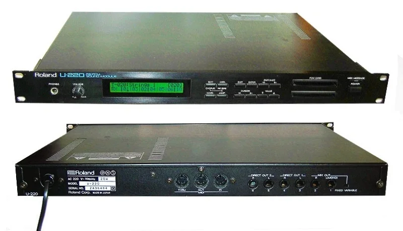 Roland U220 rack sample player