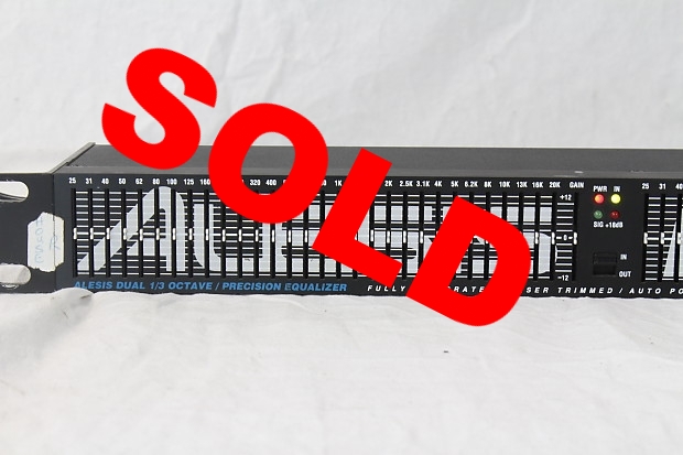 Alesis ME-230 Dual channel 30 band EQ rack