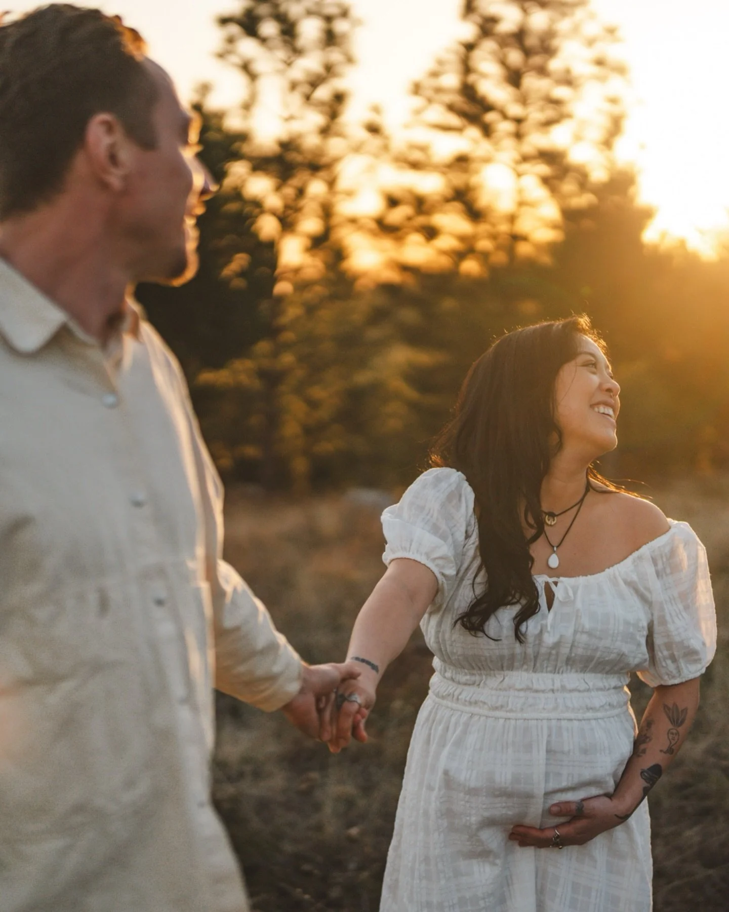 These photos were taken in locations I hadn&rsquo;t shot before, but that were meaningful to this couple, and that is everything for me. From their photos in their home (shown on a previous post), to the gorgeous woods surrounding it, this session wa