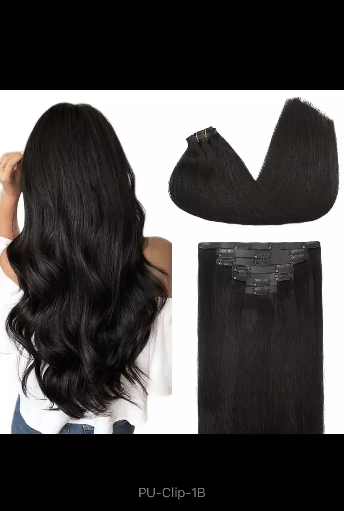 Invisible Clip Ins ( 1b)