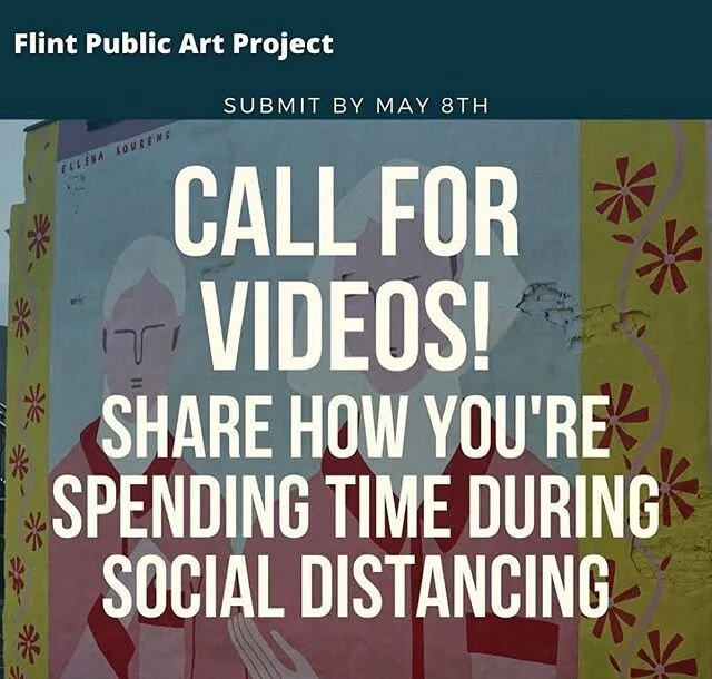there have been many creative + inspiring responses to this unprecedented moment in our global history. @flintpublicart is now inviting you to share your own story as part of a video time-capsule known as ‘the COVID diaries’ ⠀
⠀
we want t
