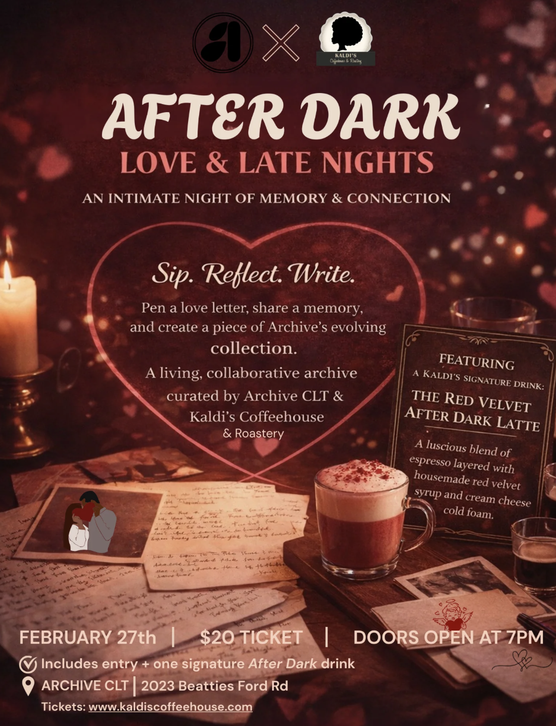 Kaldi's X Archive CLT after dark