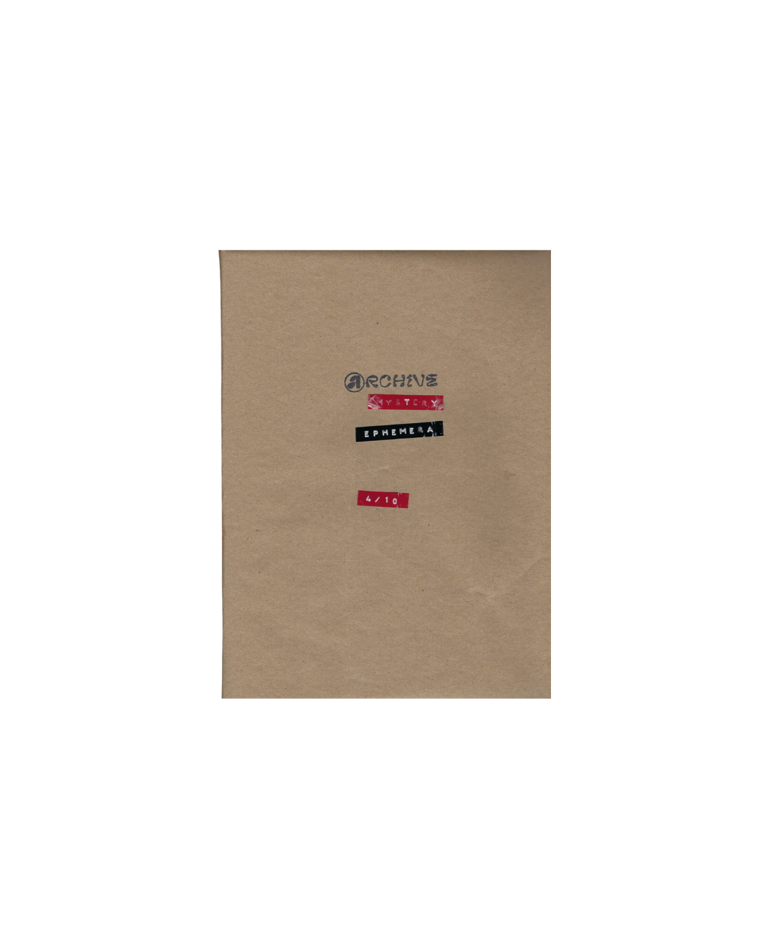 Archive Mystery Ephemera 4/10