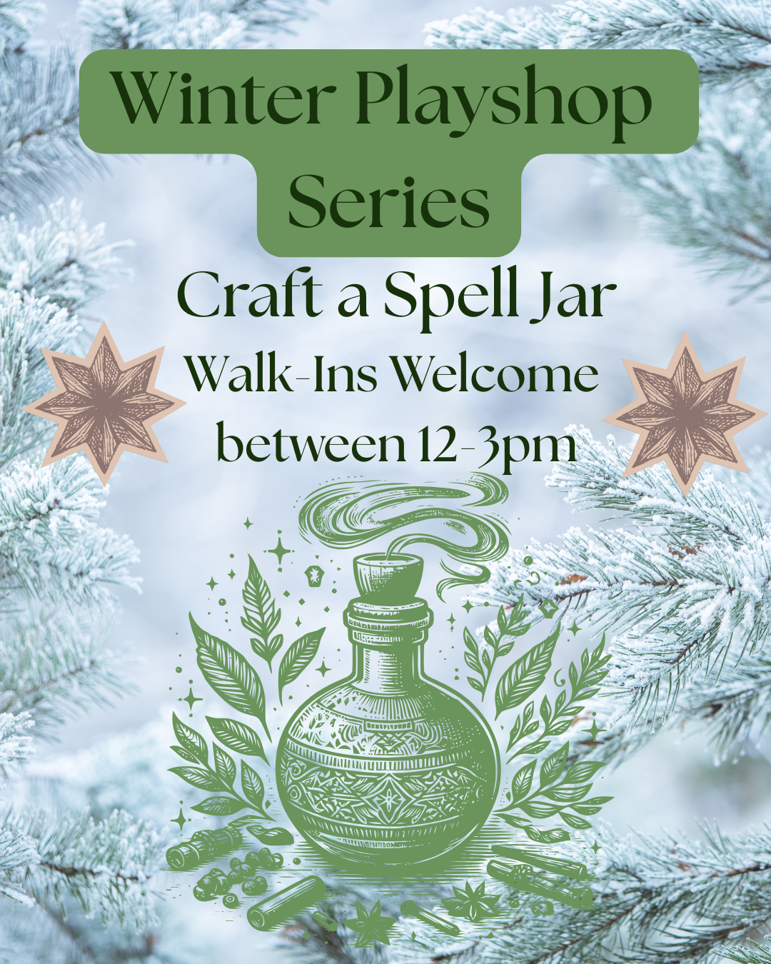 Winter Playshop Series: Craft a Spell Jar