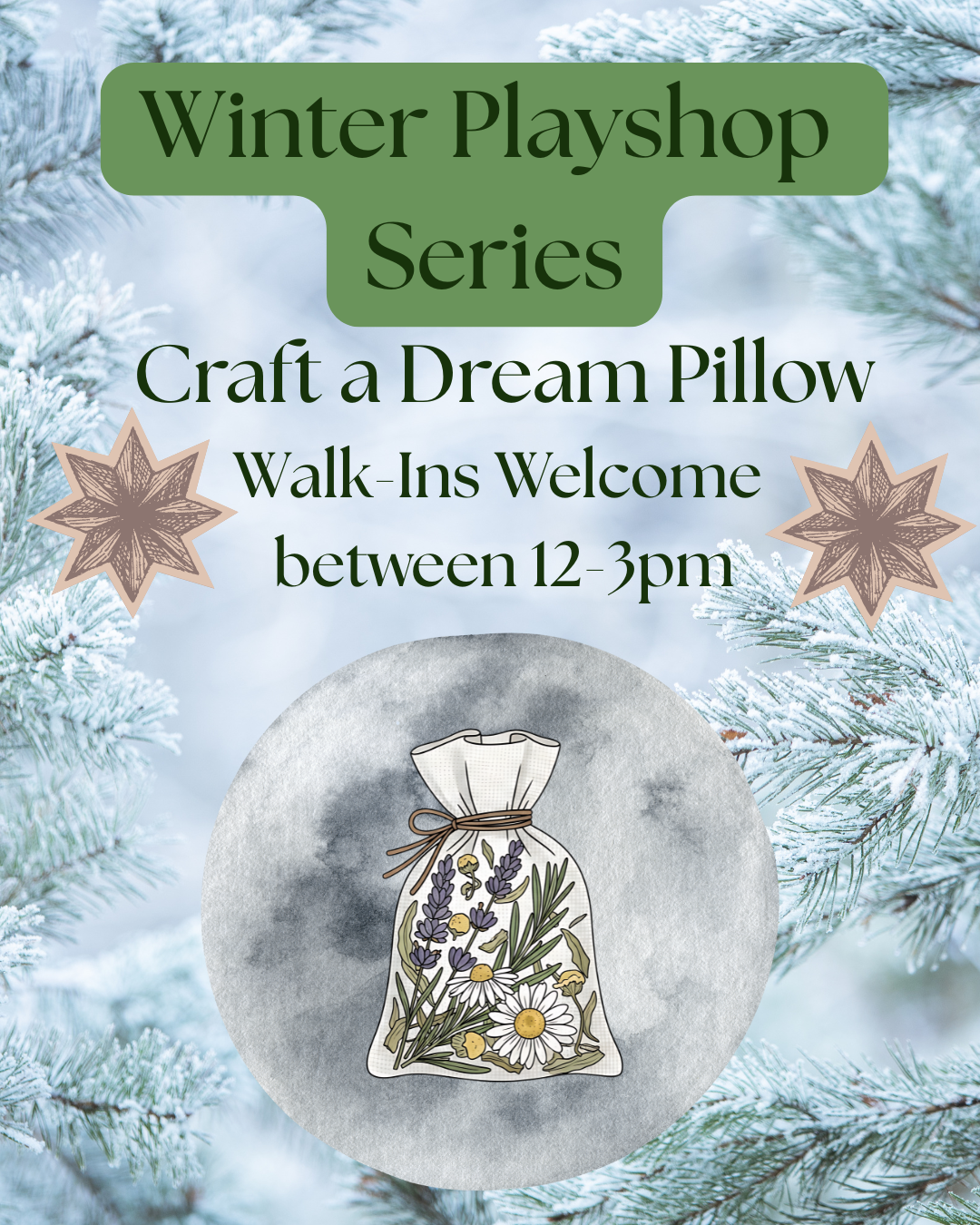 Winter Playshop Series: Craft a Dream Pillow