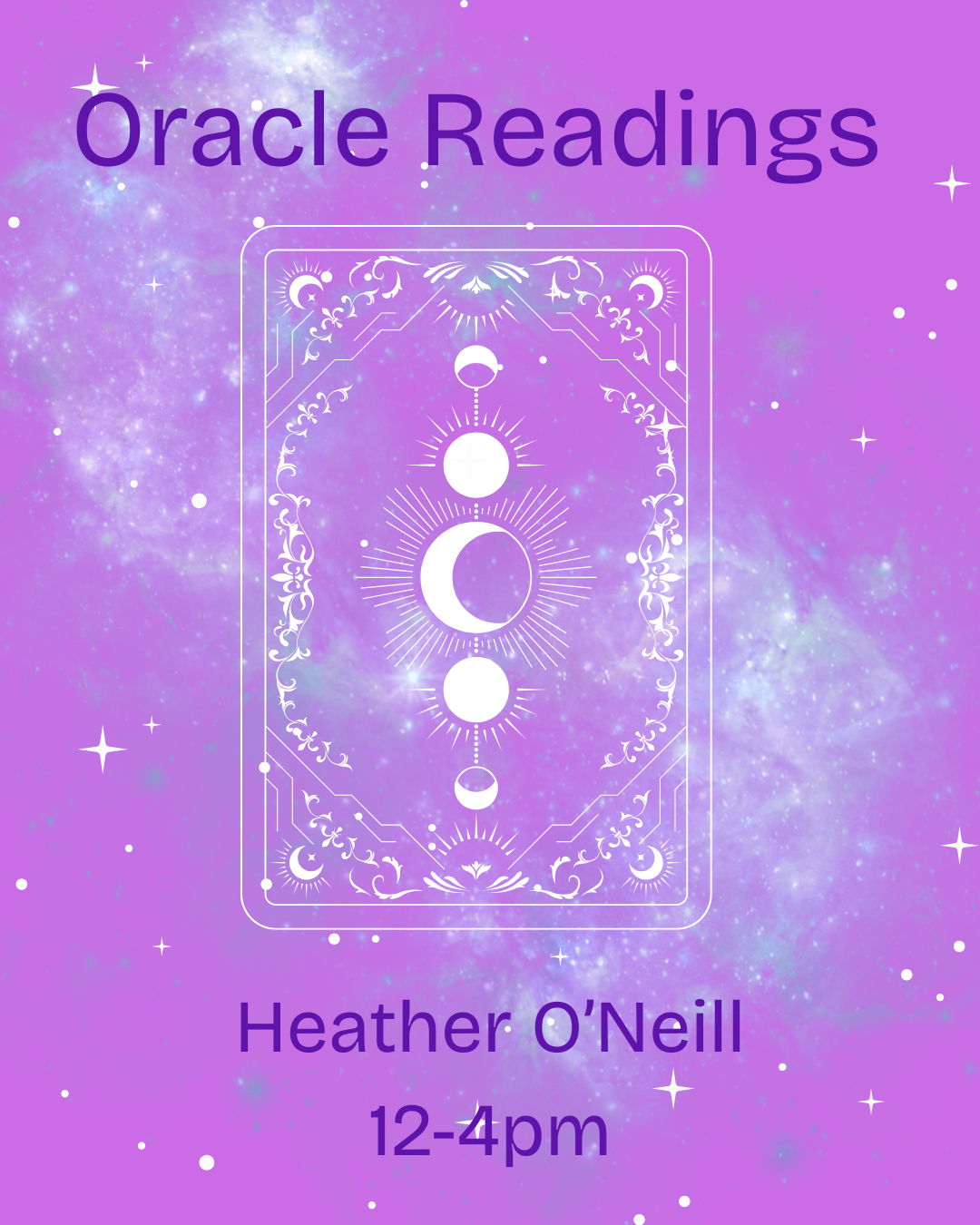 Oracle Readings with Heather O'Neill 