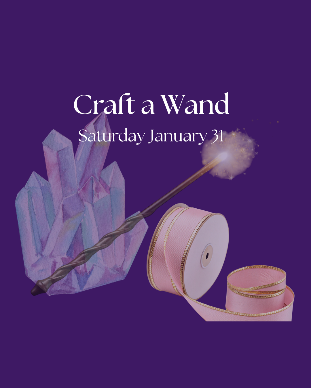 Winter Playshop: Craft a Wand
